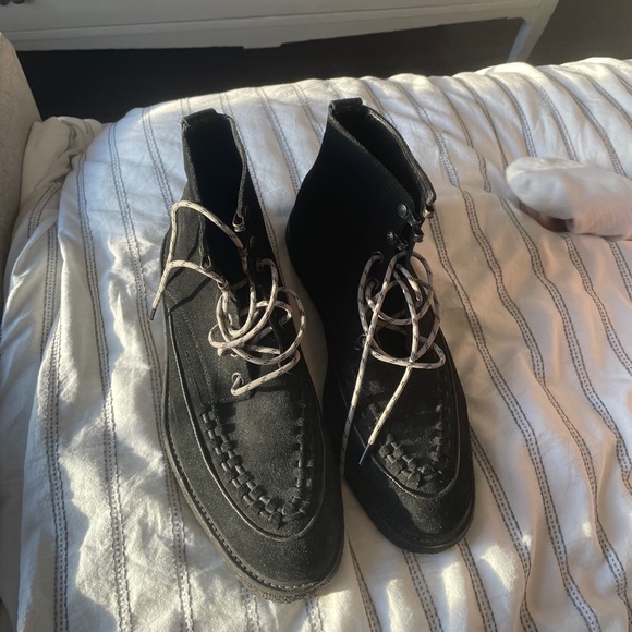 All Saints suede black boots size 11 - Picture 5 of 7